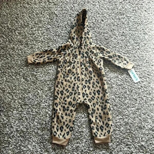 Carter’s Baby Leopard Sherpa Jumpsuit